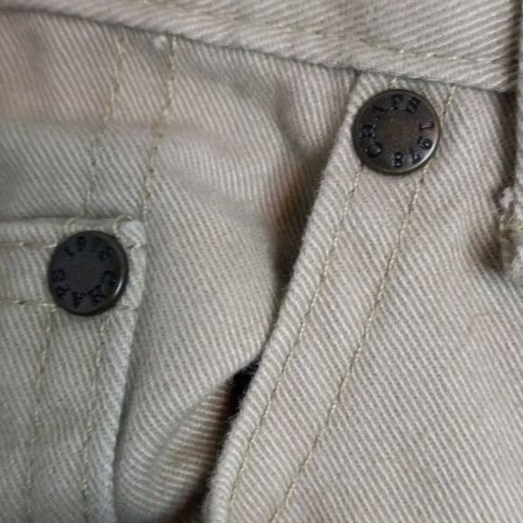 Chaps 36x34 Twill Pants Mens Hudson Tan 5 Pocket 100% Cotton Sri Lanka - Picture 7 of 15